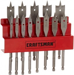 Shovel Bit Set with Metal Storage Rack CRAFTSMAN4